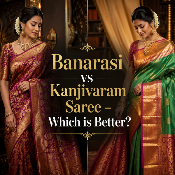 Banarasi vs Kanjivaram Saree – Which is Better?