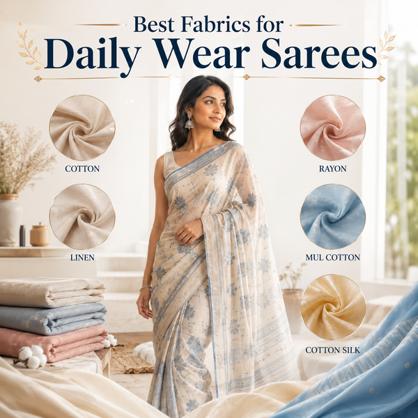 Best Fabrics for Daily Wear Sarees