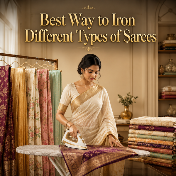 Best Way to Iron Different Types of Sarees