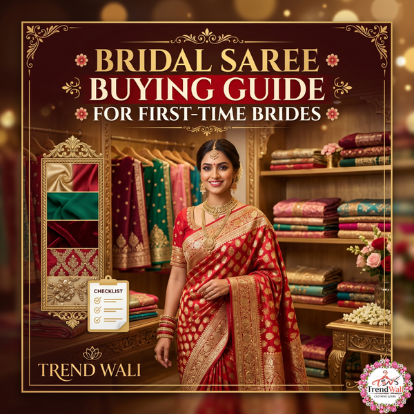 Bridal Saree Buying Guide for First-Time Brides