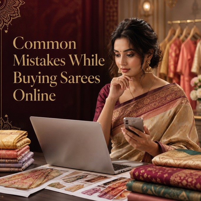 Common Mistakes While Buying Sarees Online