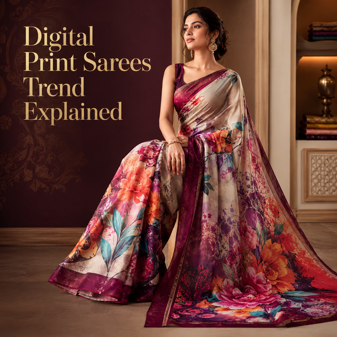 Digital Print Sarees Trend Explained