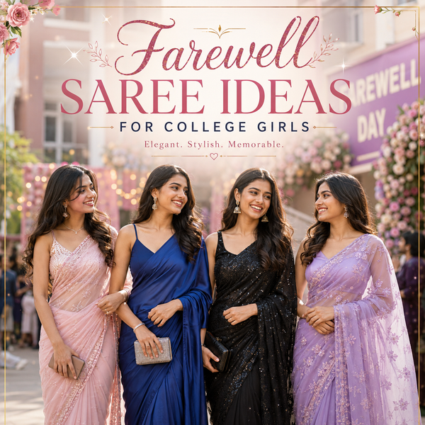 Farewell Saree Ideas for College Girls