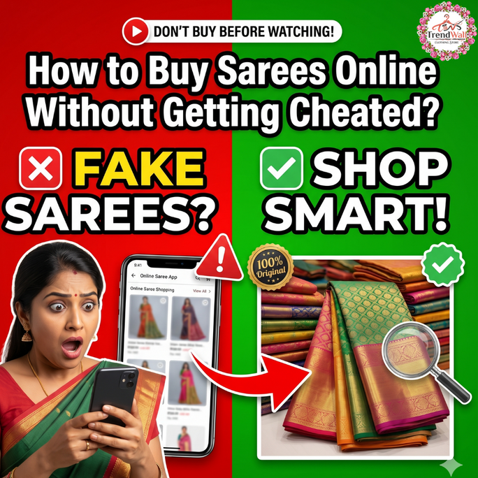 How to Buy Sarees Online Without Getting Cheated?