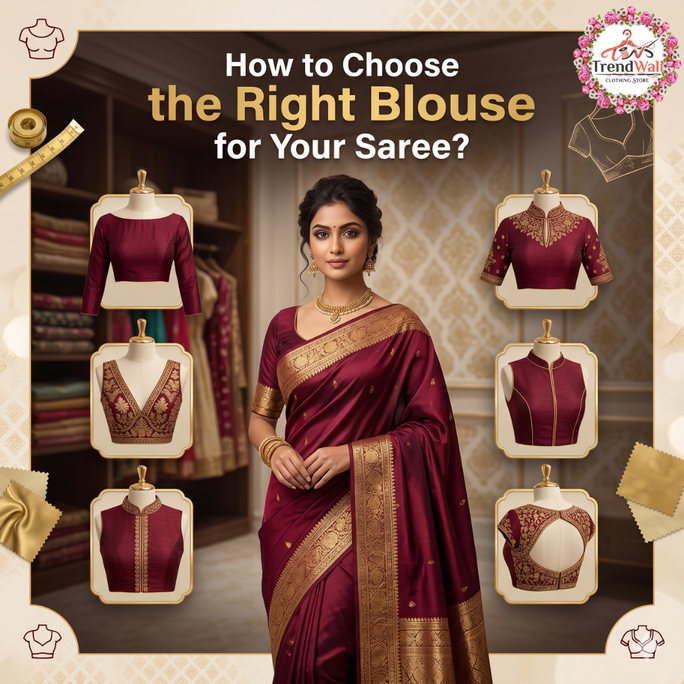 How to Choose the Right Blouse for Your Saree?