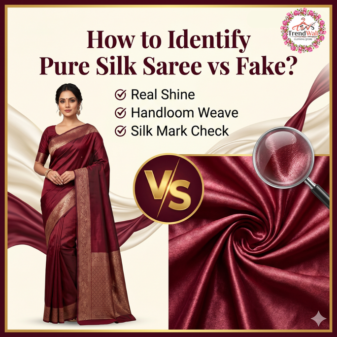 How to Identify Pure Silk Saree vs Fake?