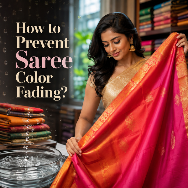 How to Prevent Saree Color Fading?