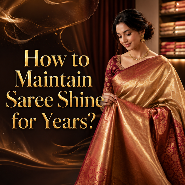 How to Maintain Saree Shine for Years?