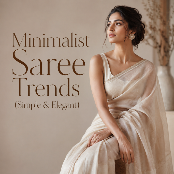 Minimalist Saree Trends (Simple & Elegant)