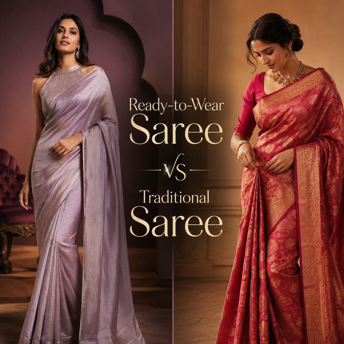 Ready-to-Wear Saree vs Traditional Saree