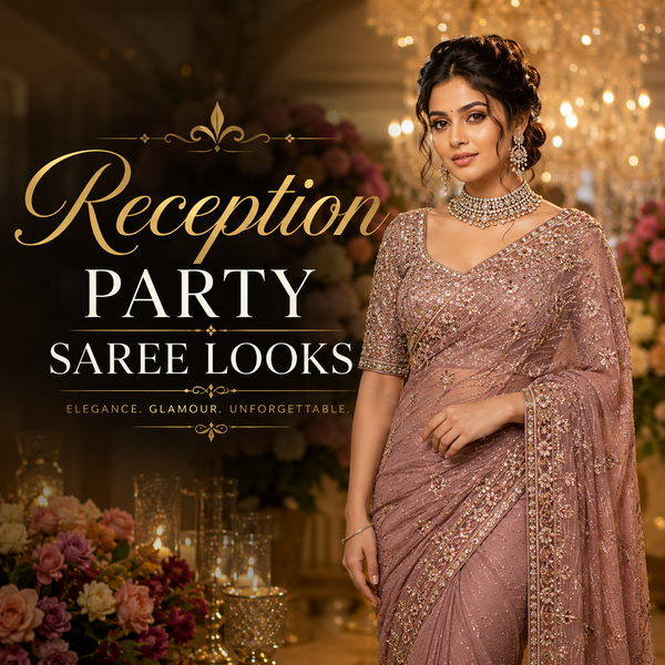 Reception Party Saree Looks