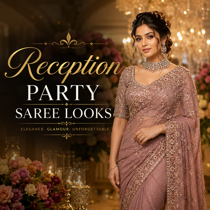 Reception Party Saree Looks