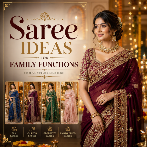 Saree Ideas for Family Functions