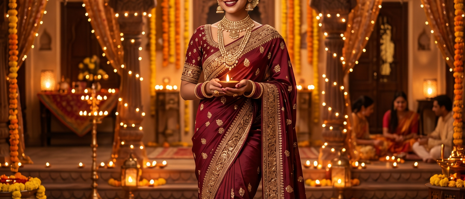 Saree Looks for Diwali Celebration