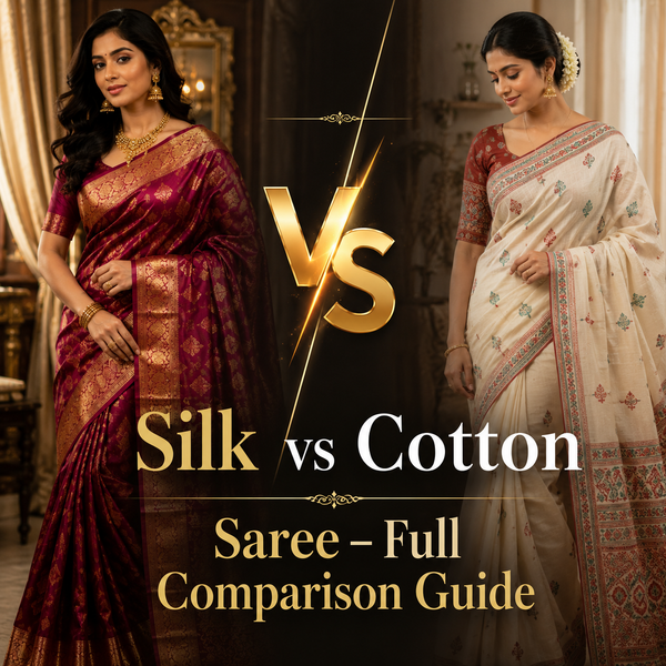 Silk vs Cotton Saree – Full Comparison Guide