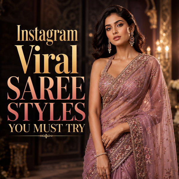 Instagram Viral Saree Styles You Must Try
