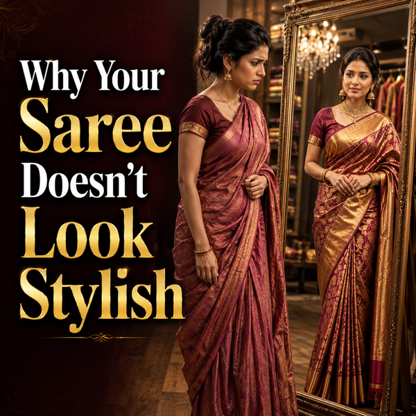 Why Your Saree Doesn’t Look Stylish?