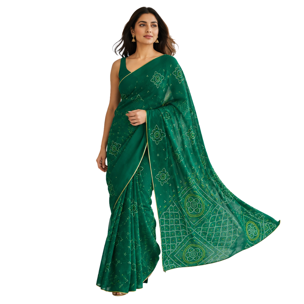 Bandhani Sarees