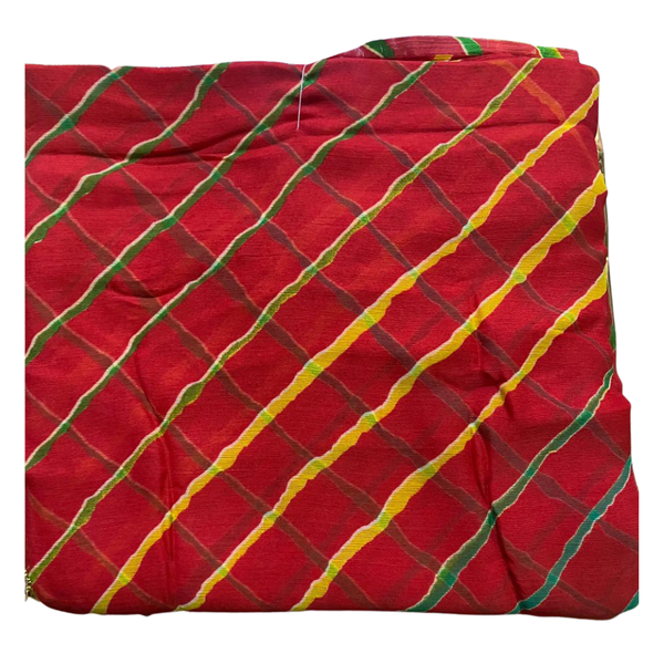 Royal Red Traditional Leheriya Saree